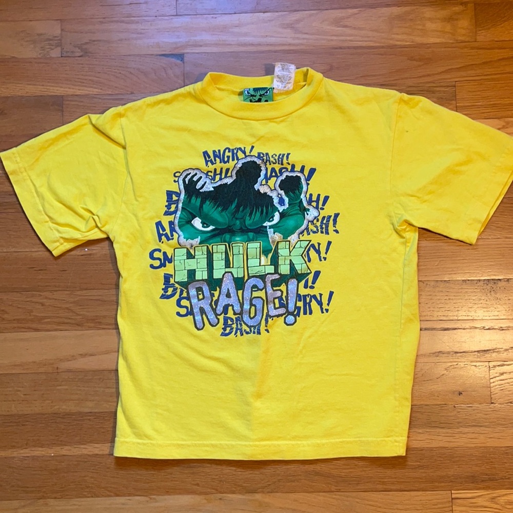 Boys Yellow Hulk T-Shirt